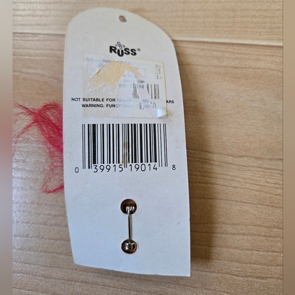 Vintage 1990s Christmas Merry Little troll pin/brooch, NWT - Picture 3 of 3